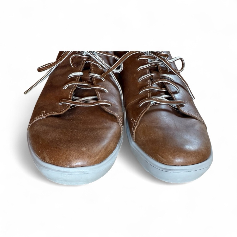 Merrell Brown Leather Lace-Up Sneakers - Women’s Shoes - US Size 10 - EUC - Picture 7 of 14